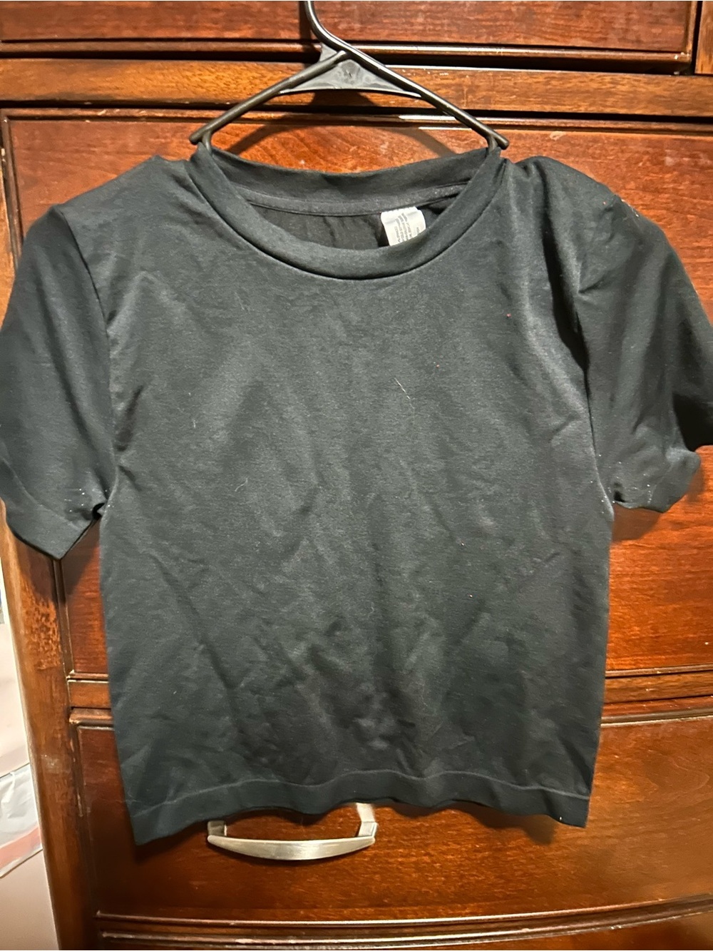 Target Black Crop Top